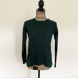 Kenzie Dark Green Loose Fitting Sweater